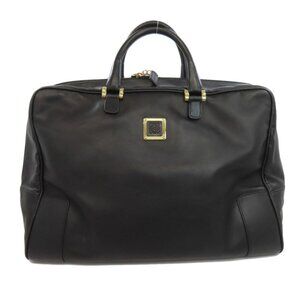 LOEWE Black Leather Boston Bag
